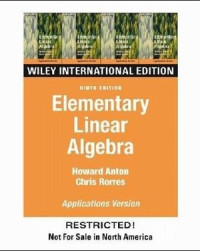 ELEMENTARY LINEAR ALGEBRA NINTH EDITION