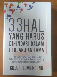 33 HAL YANG HARUS DIHINDARI DALAM PERJANJIAN LAMA