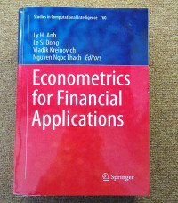 ECONOMETRICS FOR FINANCIAL APPLICATIONS