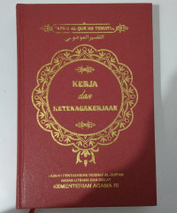 KERJA DAN KETENAGAKERJAAN