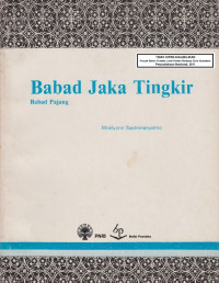 EBOOK BABAD JAKA TINGKIR