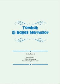 EBOOK TOMBAK SI BAGAS MARHUSOR