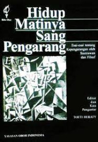 HIDUP MATINYA SANG PENGARANG