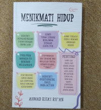 MENIKMATI HIDUP